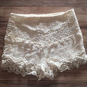 Kimchi Blue Crocheted Shorts